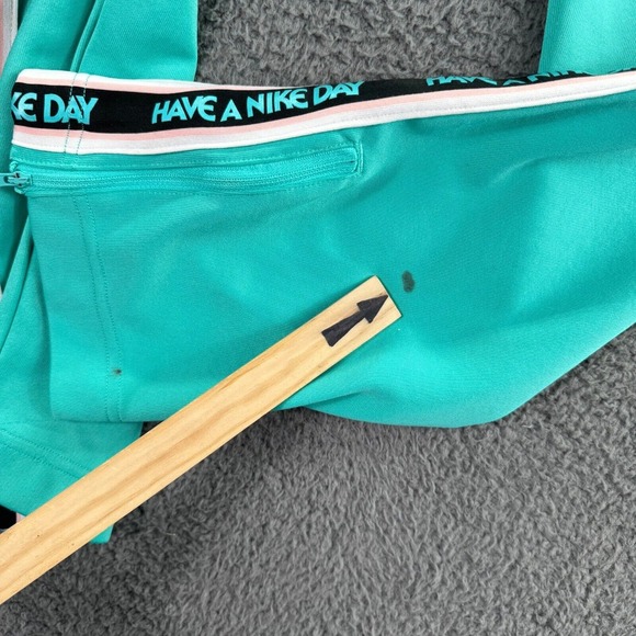 "Have a Nike Day" Track Pants Mens‎ Med Air Max Hyper Jade Retro VTG Gym Lounge - Picture 6 of 14